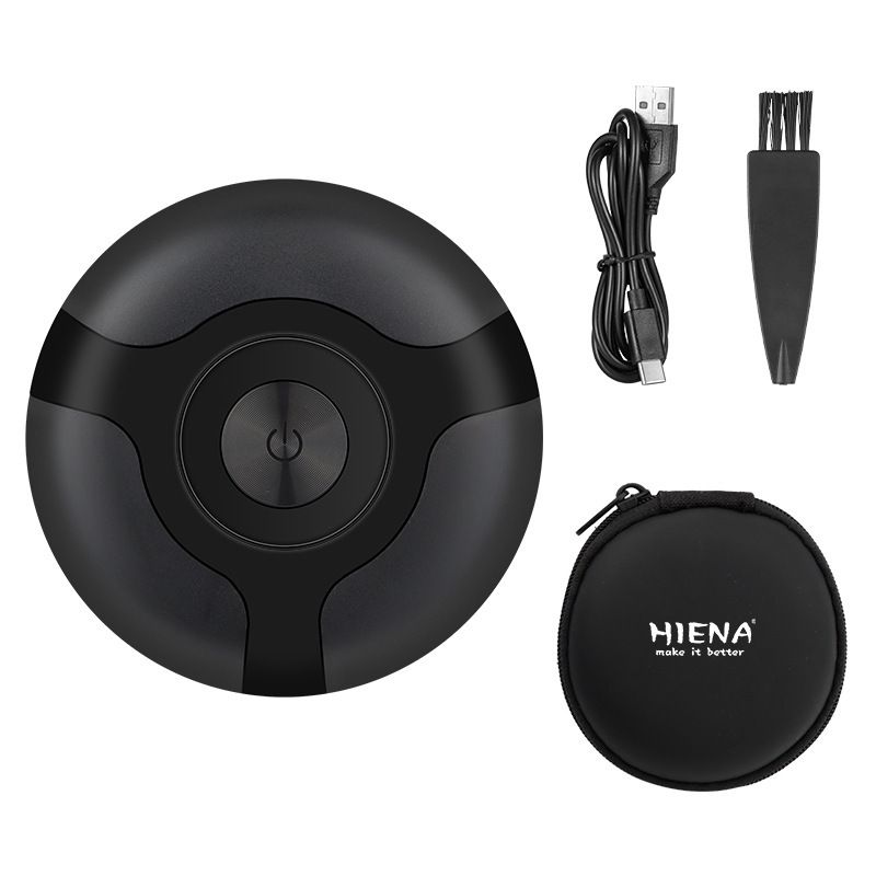 Nový pánský zastřihovač vlasů HIENA UFO, elektrický digitální displej, přenosný holicí strojek_voghion.com