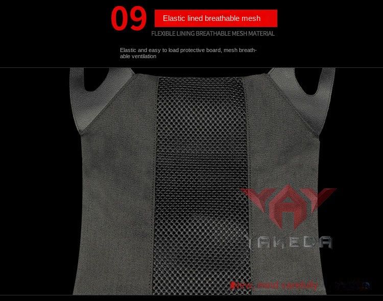 YAKEDA Taktische Trainingsweste Outdoor-Kampfweste Weste Wild Survival Abenteuer Campingausrüstung_voghion.com