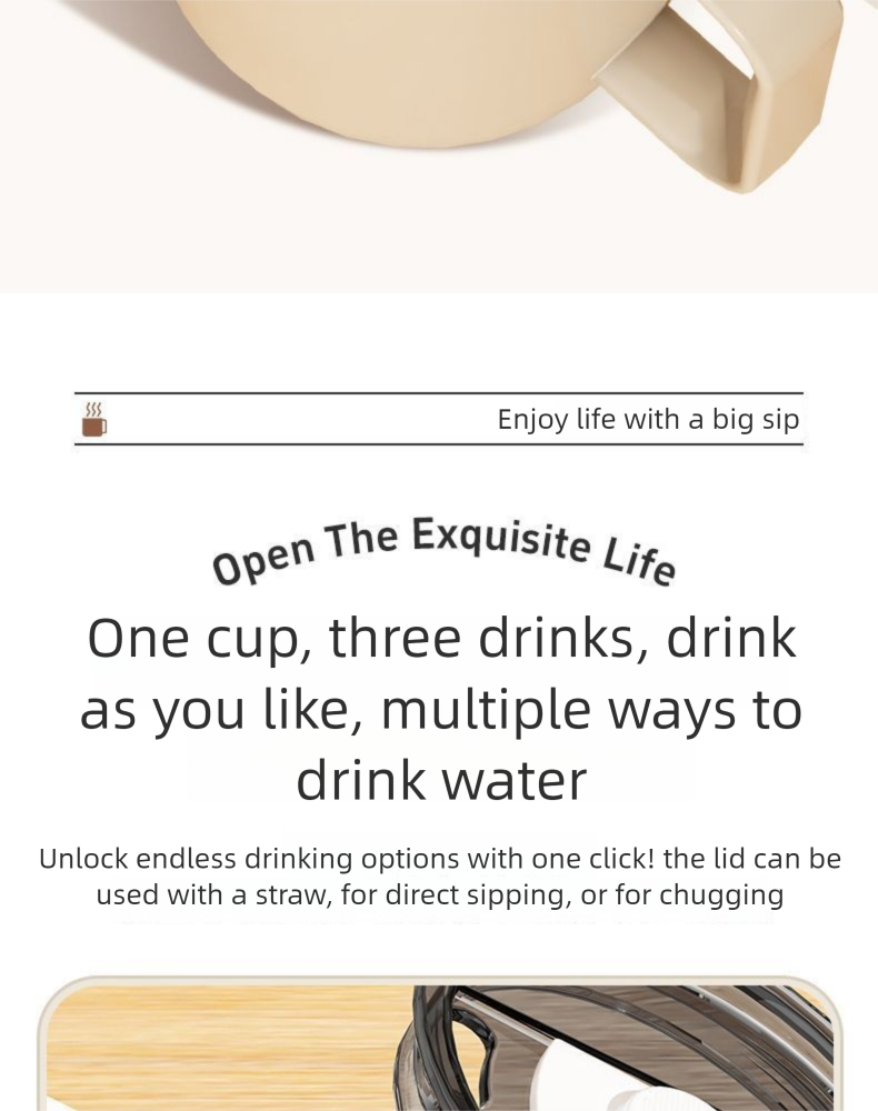 Stainless Steel Mug With Lid Student Double-layer Insulation Office Worker Drinking Tea Coffee Cup_voghion.com