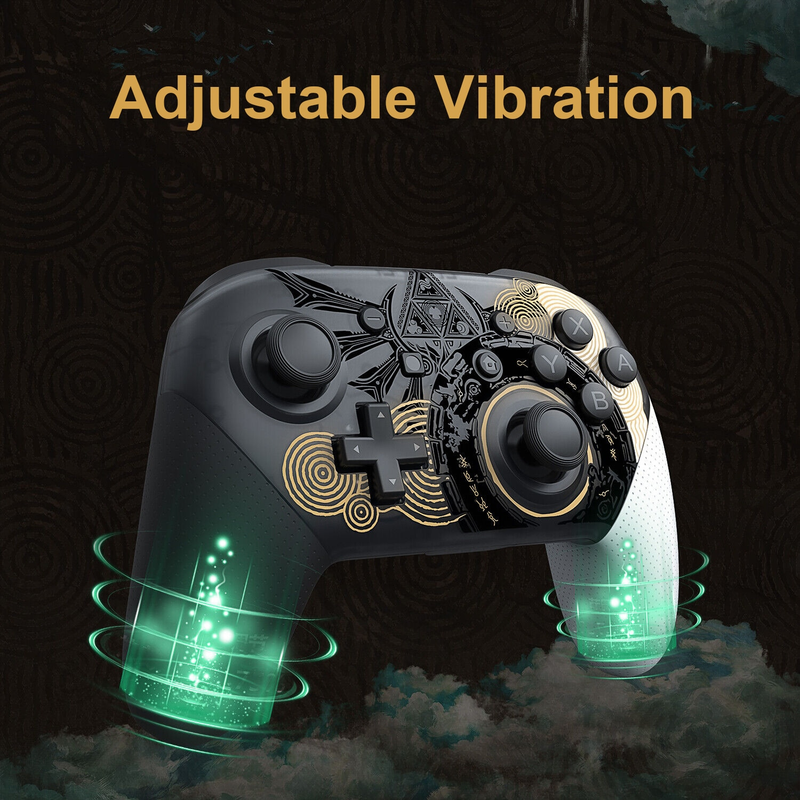 Switch handle pro wireless Gamepad Bluetooth NFC wakes up vibration PC computer Steam Tears the Kingdom of Zelda_voghion.com