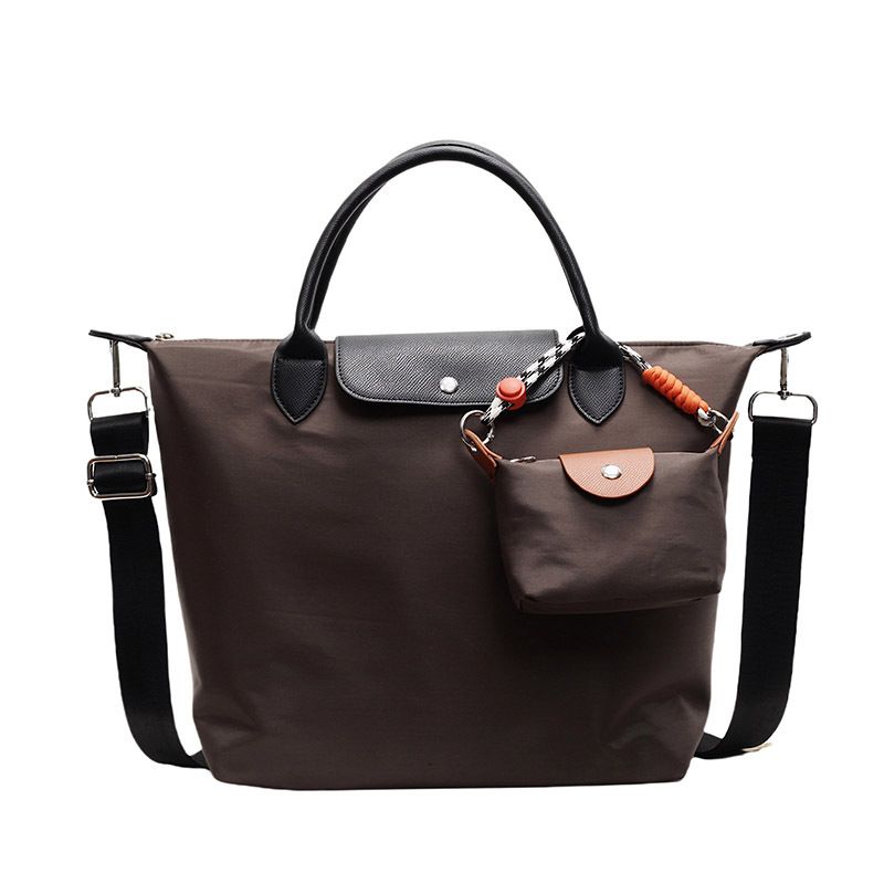 Borsa da donna, grande capacità, portatile, stile gnocco, alla moda, con tracolla a tracolla e giunzioni_voghion.com