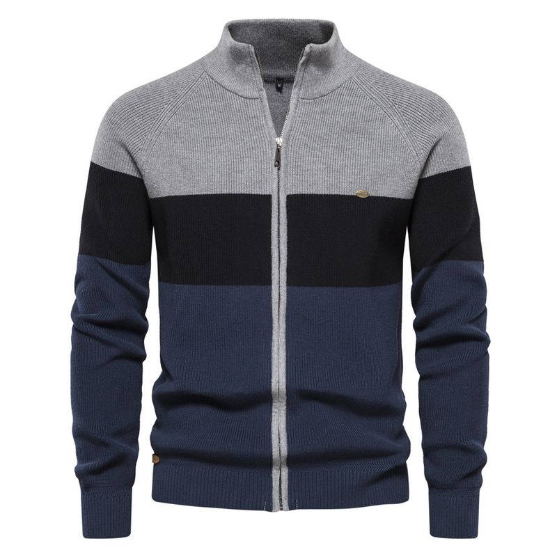 Herrenbekleidung neue Herrengröße Herbst und Winter Pullover Strickjacke hochwertiger Mantel für Männer_voghion.com