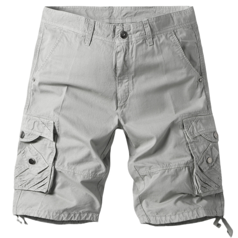 2025 New Men's Casual Shorts, Multi Pocket Work Mid Length Pants, Trendy Oversized Pants_voghion.com