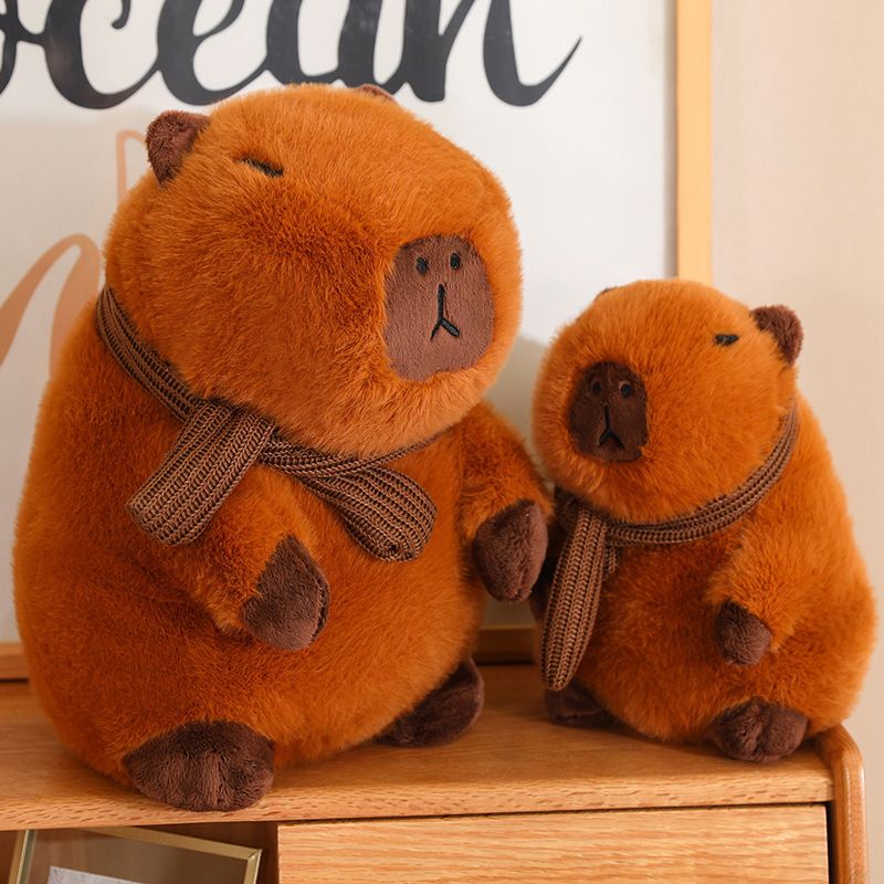 Capybara-Puppe, süßes Plüsch-Puppenspielzeug, Kindergeburtstagsgeschenk, Kapibara-Puppe_voghion.com