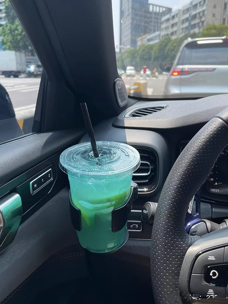 Voiture pour thé au lait, porte-gobelet pour boisson au thé, grille d'aération de climatisation de voiture, cendrier, support de fixation, support_voghion.com