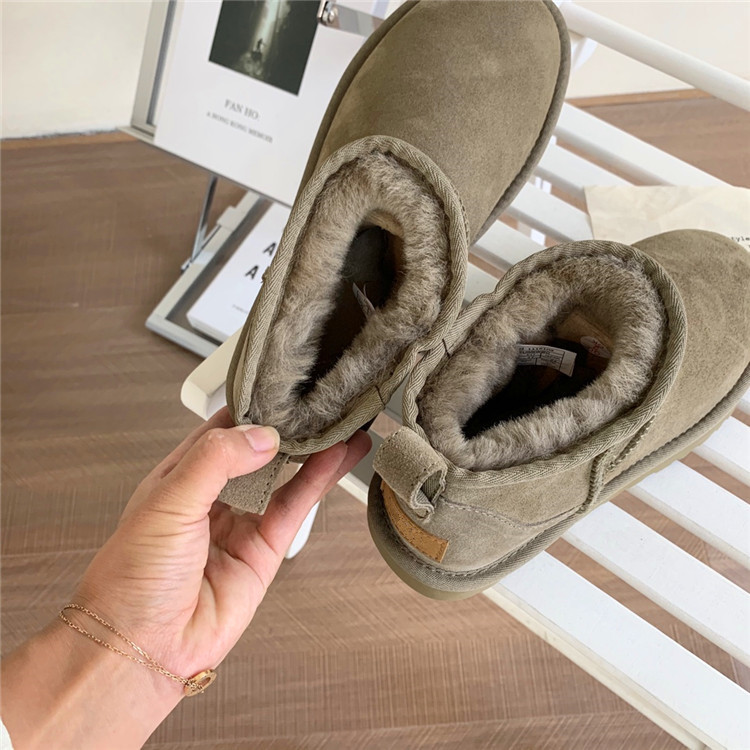 P6 NOMRΕUGG Henan Sangpo Snow Boots Fur One Winter Short Tube Warm Cotton Boots Women's NOMREUGG_voghion.com