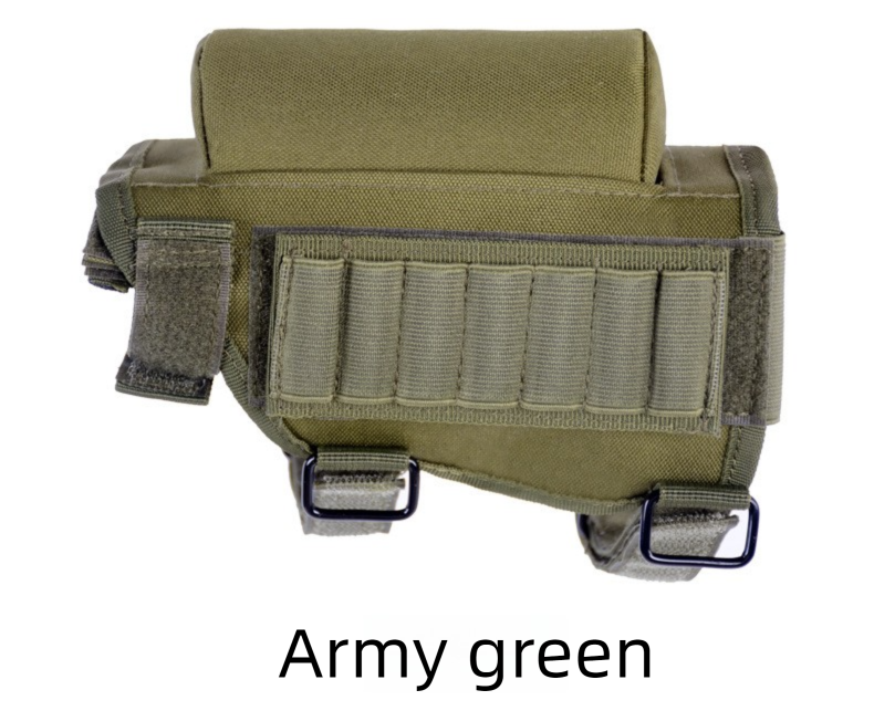 Cross-Border New Model Gun Pad Outdoor Off-Road CS Tactical Butt Stock Military Camouflage Accessories Magazine Bullet_voghion.com