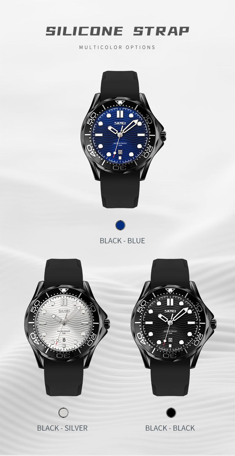 SKMEI 9276 Luxus Herren Quarzuhr Datum Kalender Wasserdicht Textur Zifferblatt Männer Armbanduhren Männliche Uhr Reloj Masculino 9232 9323_voghion.com