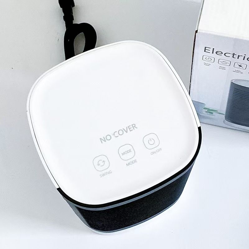 Oscillating Desktop Heater With Touch Control, 3-Speed Adjustable, Overheat & Tip-Over Protection, Ultra-Quiet (36-45dB) Ceramic Warmer_voghion.com