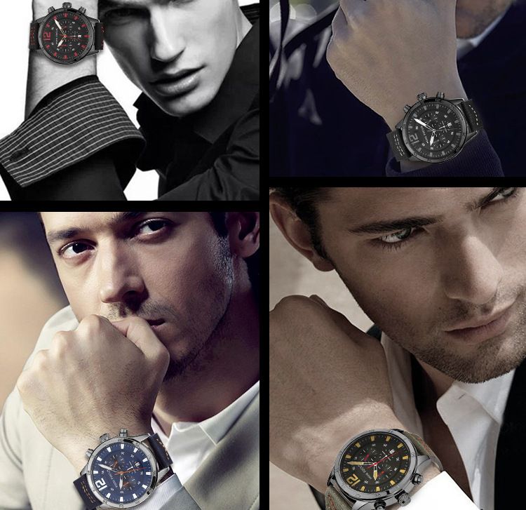 Brand Genuine Outdoor Multifunctional Men's Watch Calendar Luminous Waterproof Nylon Strap 0006G_voghion.com