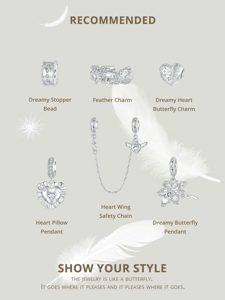 Ciondolo piuma in argento sterling, BSC1049_voghion.com