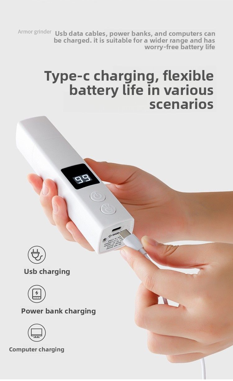 Electric Nail Polisher, Pet Polisher, Nail Multi-function Rechargeable Laser Pointer With Light_voghion.com