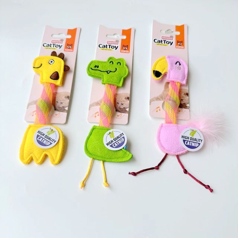 Two Foxes Self-Entertainment Boredom Relief Kitten Cat Supplies New Model Realistic Bird Toy_voghion.com