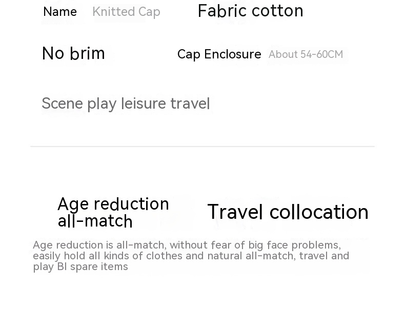 Nouveau visage montrant des oreilles d'ours tricoté chapeau de laine automne et hiver édition coréenne chaud tricoté chapeau japonais polyvalent mignon chapeau froid fille_voghion.com