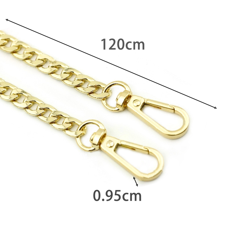 Lihanbao somas ķēdes siksna Lieljaudas metāla āķa skava Crossbody rokassomiņa Messenger soma plecu siksnas maiņas soma DIY aksesuāri_voghion.com