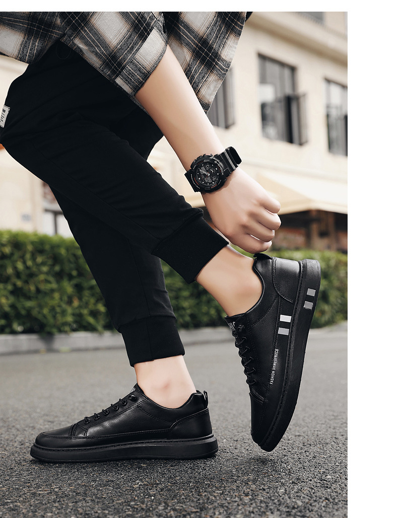 Herren-Wanderschuhe, Lederschuhe, Basketballschuhe, Turnschuhe, synthetisches, langlebiges, rutschfestes Schuhwerk_voghion.com