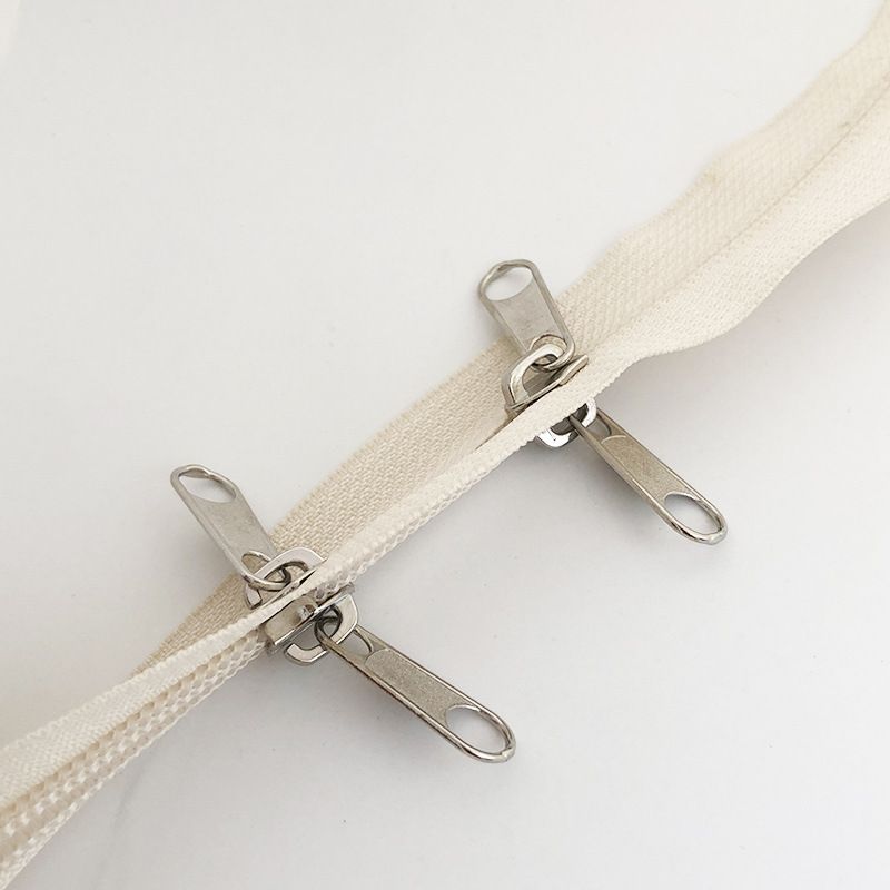 Cerniera in nylon di alta qualità testa n. 3 n. 5 n. 8 n. 10 accessori doppia trazione riparazione bagagli zaino scuola copripiumino cerniera_voghion.com