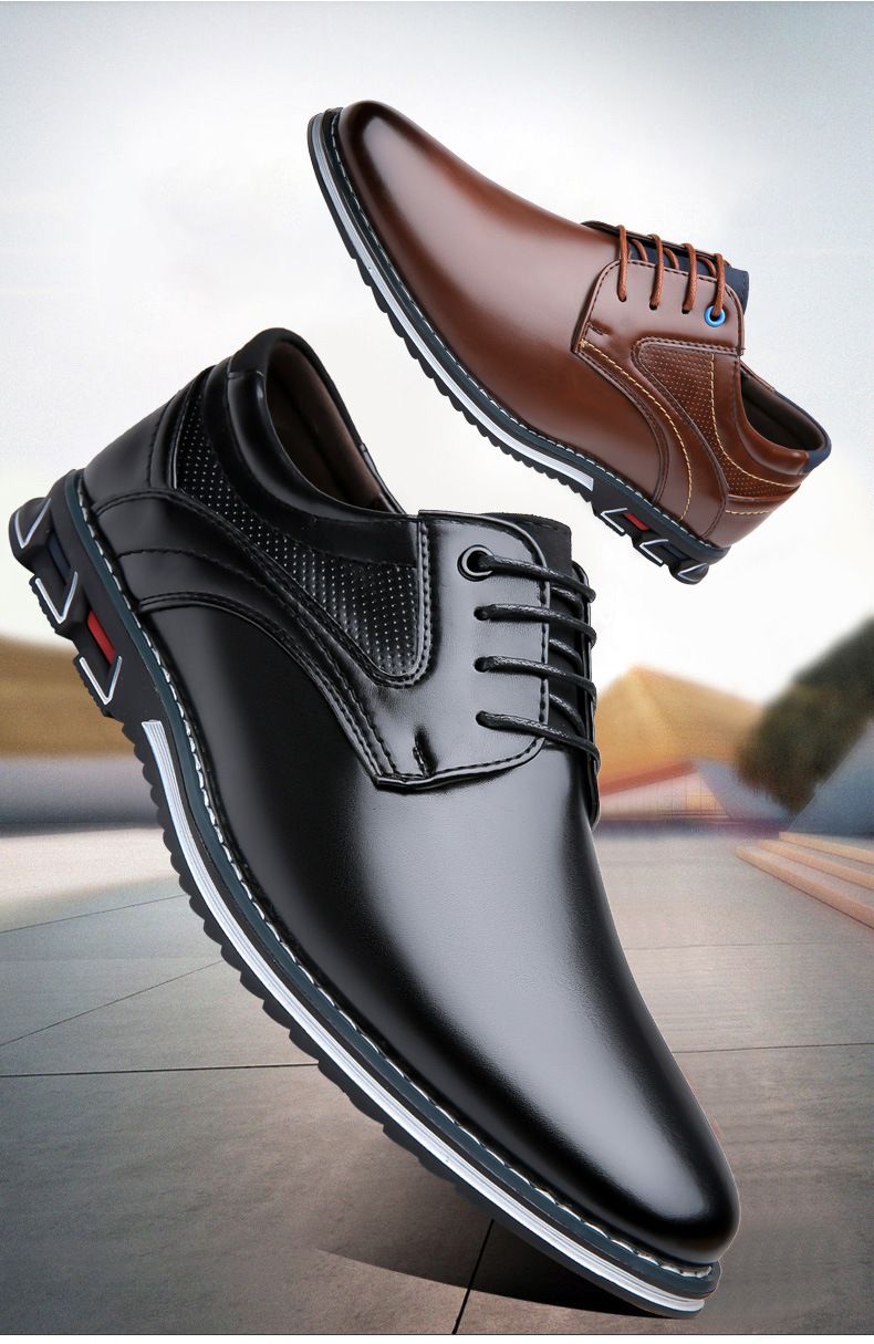 Heren Zakelijke Schoenen Slip On Party Heren Schoenen Comfortabele PU Leren Schoenen Voor Mannen Trouwjurk Schoenen Voor Mannen Zapatos Hombre38-53_voghion.com