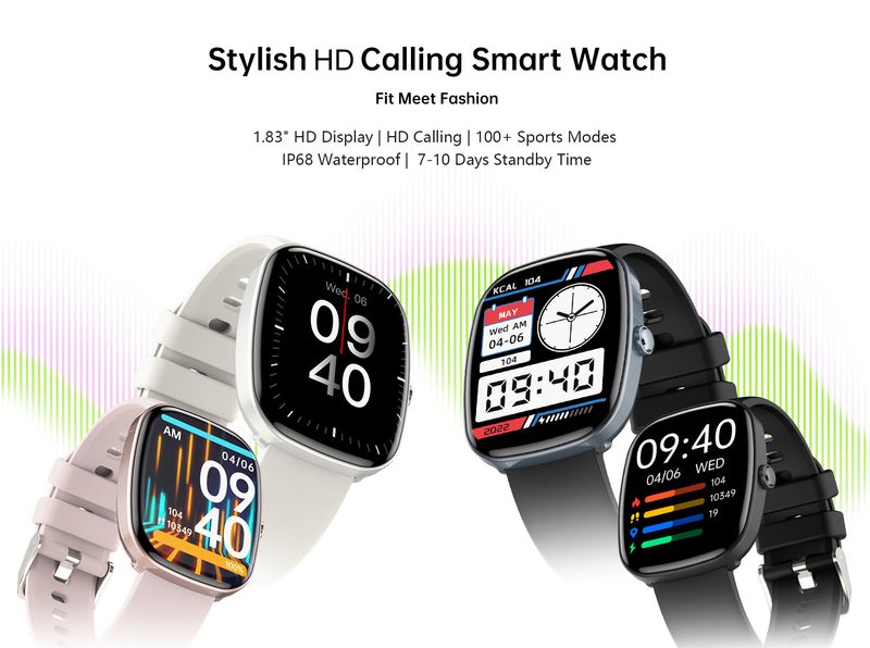 Akıllı Saat S5 Bluetooth Çağrı Kalp Atış Hızı Kan Oksijen Sağlık İzleme Su Geçirmez Spor Kronografı_voghion.com