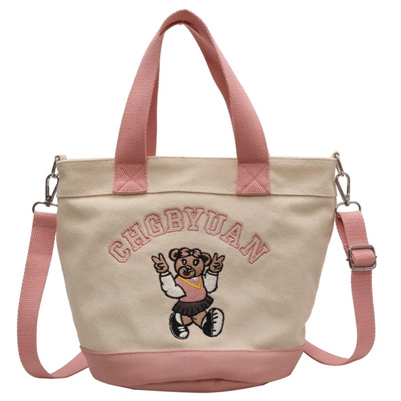 Borsa a tracolla grande e capiente in tela per donna, primavera estate, casual, da esterno, da portare a mano, per la mamma_voghion.com