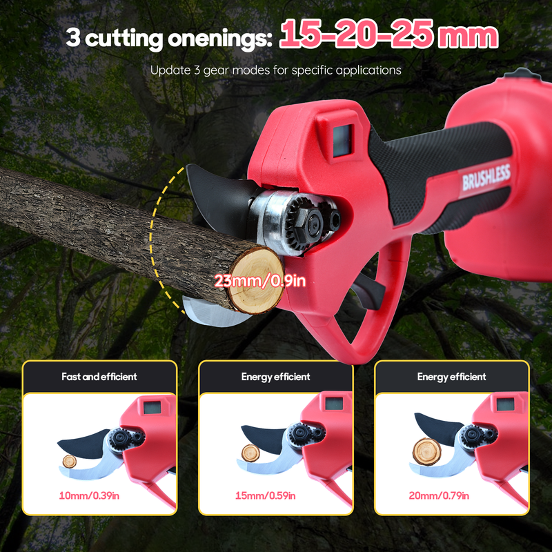 Appareil électrique avec 3000 Lbs Schneidkraft, support télescopique 228 cm, 2x2000mAh Akku_voghion.com