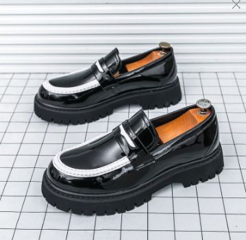 2025 Spring And Summer New Casual Men's Coarse Heel Sleeve Large Size Le Fu Fashionable, Versatile, Comfortable, Simple_voghion.com