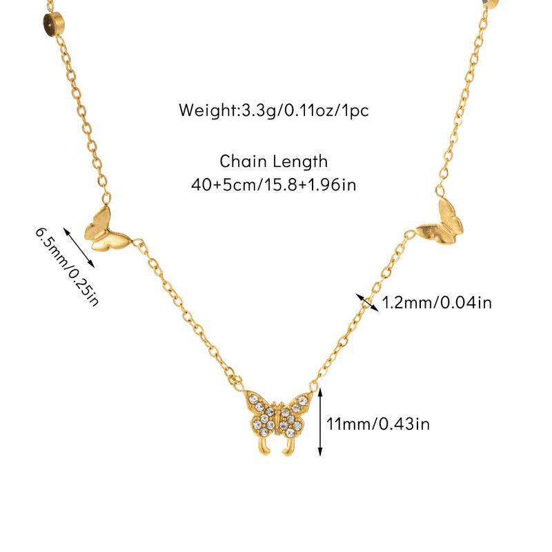 Semplice catena piena di diamanti, ciondolo di perla a forma di cuore, collana in acciaio al titanio, zircone intarsiato da donna._voghion.com