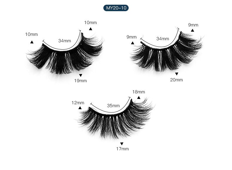 European and American double eyelids fluffy and thick curly mink hair false eyelashes thickened not easy to lose eyelashes_voghion.com