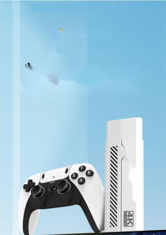 【Dual Joystick Silky】 Spielkonsole Klassische High-Definition-Arcade PS Rot und Weiß Maschine Kindheit_voghion.com