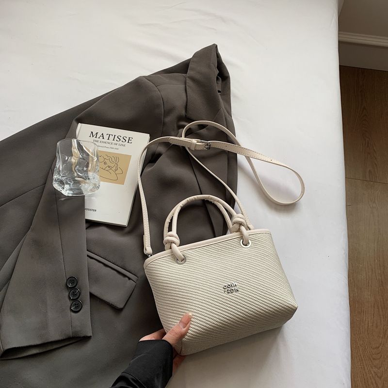 Modetrend klein für Frauen 2025 Frühling Sommer neue lässige Crossbody Nischendesign einfache Handheld Bucket Bag_voghion.com