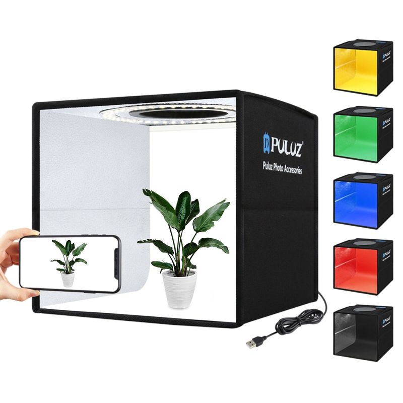 Portable Photo Box Photography Backdrop Room O4O3_voghion.com