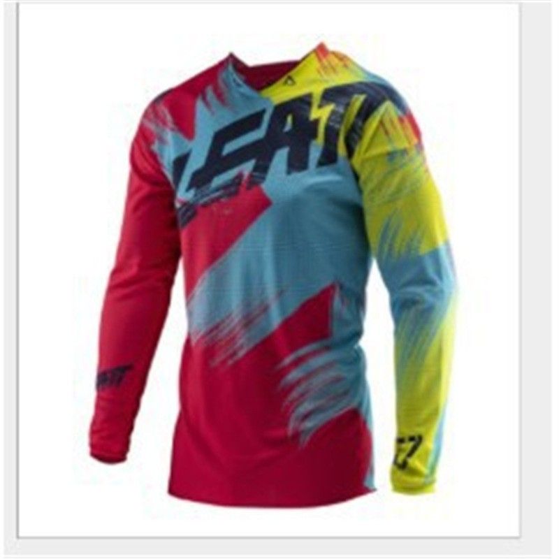 Maillot de cyclisme à manches longues pour VTT et moto tout-terrain, séchage rapide, été_voghion.com