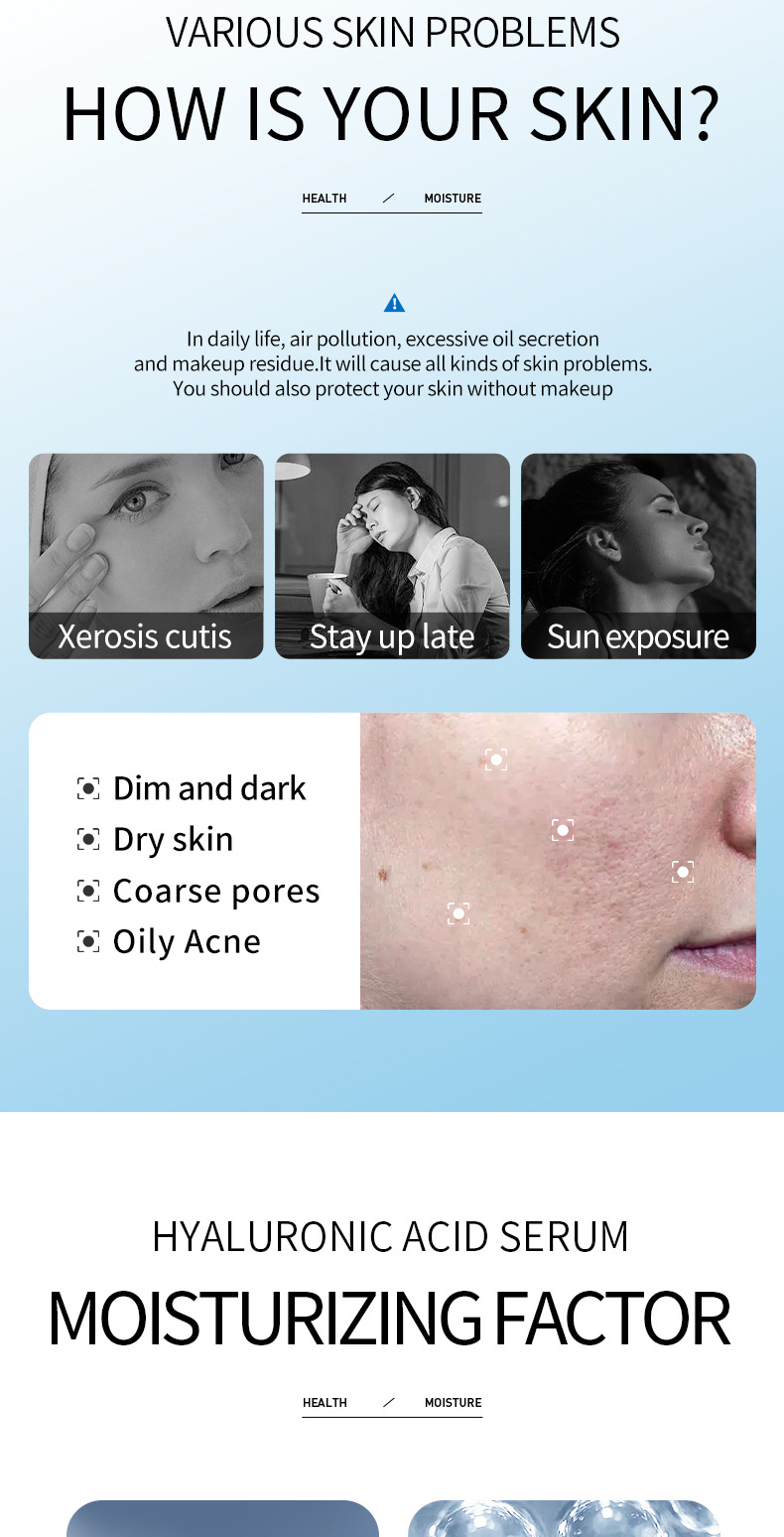 All SADOER Hyaluronic Acid essence Serum Moisturizing Lotion  2023 new new_voghion.com