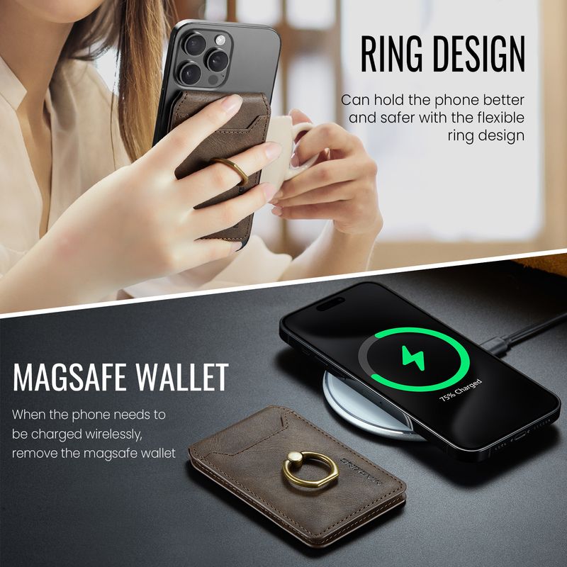 K1 For 16 Phone15 Ring Bracket Magnetic Card Holder Mobile Phone Magnetic Card Holder_voghion.com