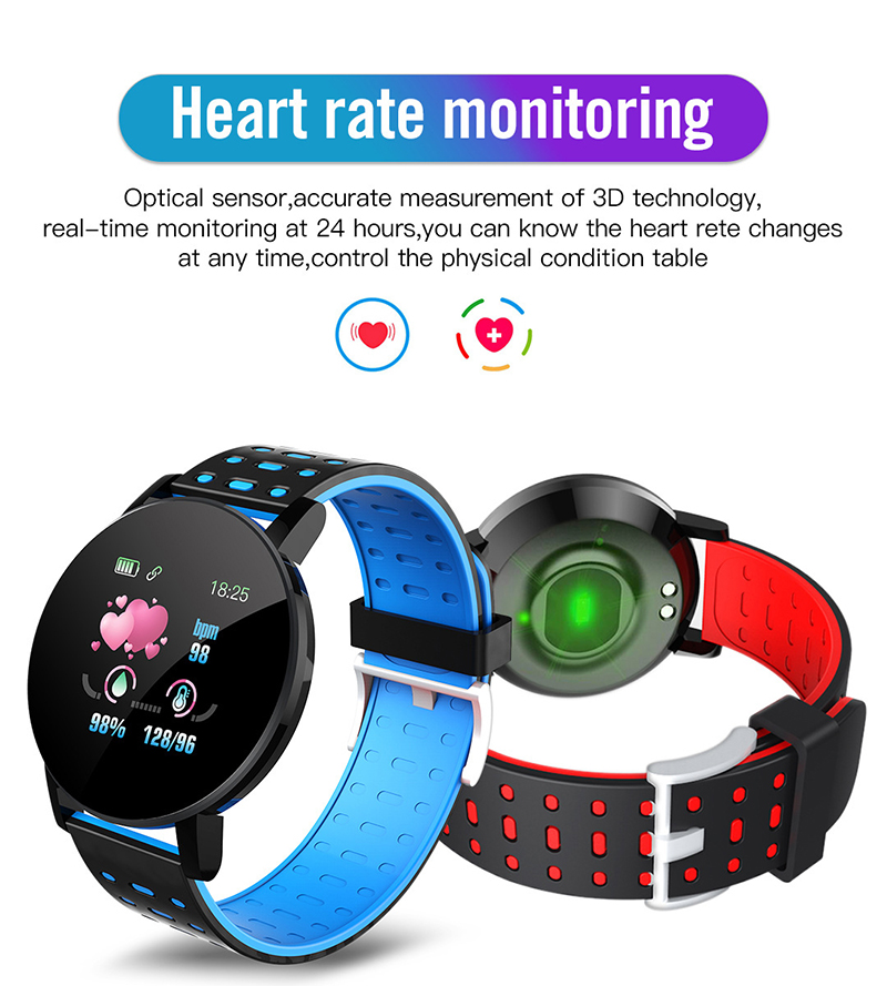 Barns Sport Smart Watch Led Digital Klocka Vattentät Smartwatch Rate Monitor Fitness Tracker Klocka Pojke Och Tjej_voghion.com
