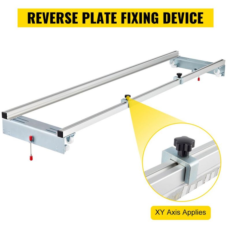 VEVOR Router Sled, 60 Inches / 152.4cm Width, Slab Guide Jig For Woodworking With Locking Function, Portable And Easy To Adjust, Trimming Planing Machine For Wood Flattening, Home DIY_voghion.com