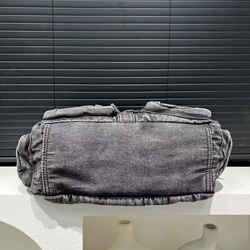 Damesmode gewassen denim tas met meerdere zakken, vintage crossbody tas, herfst/winter 2025, nieuw_voghion.com