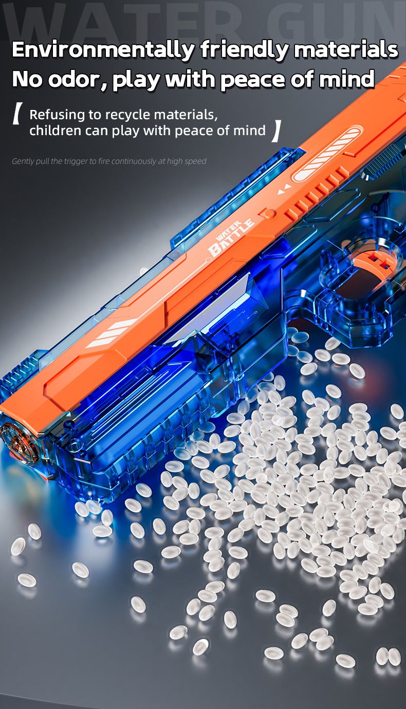 Vodna pištola Ice Blade z avtomatskim polnjenjem in LED lučkami - visokozmogljiva električna super namakalnica za poletno igro na prostem_voghion.com