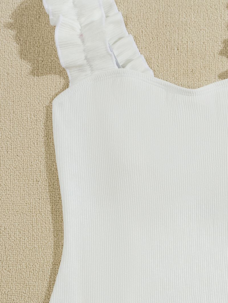 Costume da bagno intero lucido con scollo a V profondo da donna, bikini sportivo primaverile, costume da bagno integrato per piscina e sorgenti termali_voghion.com