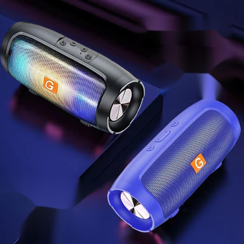 Wireless Bluetooth Atmosphere Light Outdoor Car Home High-Quality Desktop Subwoofer Mini Speaker_voghion.com