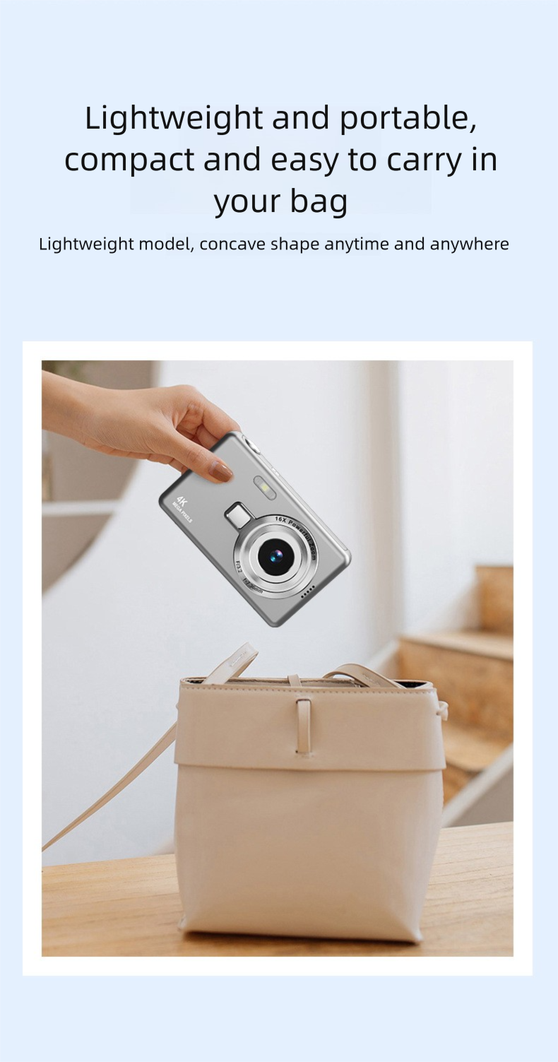 CCD Student Entry-Level HD Dual-Recording Digital For Home Use, Children's Photography, Small Mini Camera_voghion.com