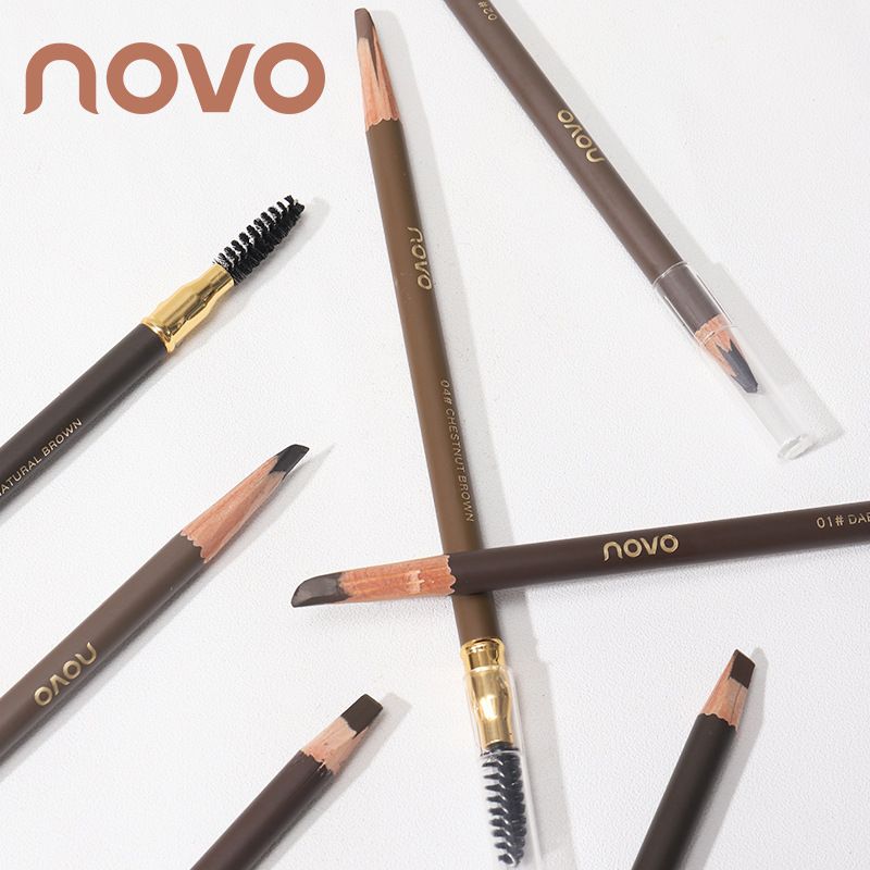 Lápiz para cejas NOVO5472 Natural Shaping Makeup Artist's Special Root Clear Line Beginner Blade_voghion.com