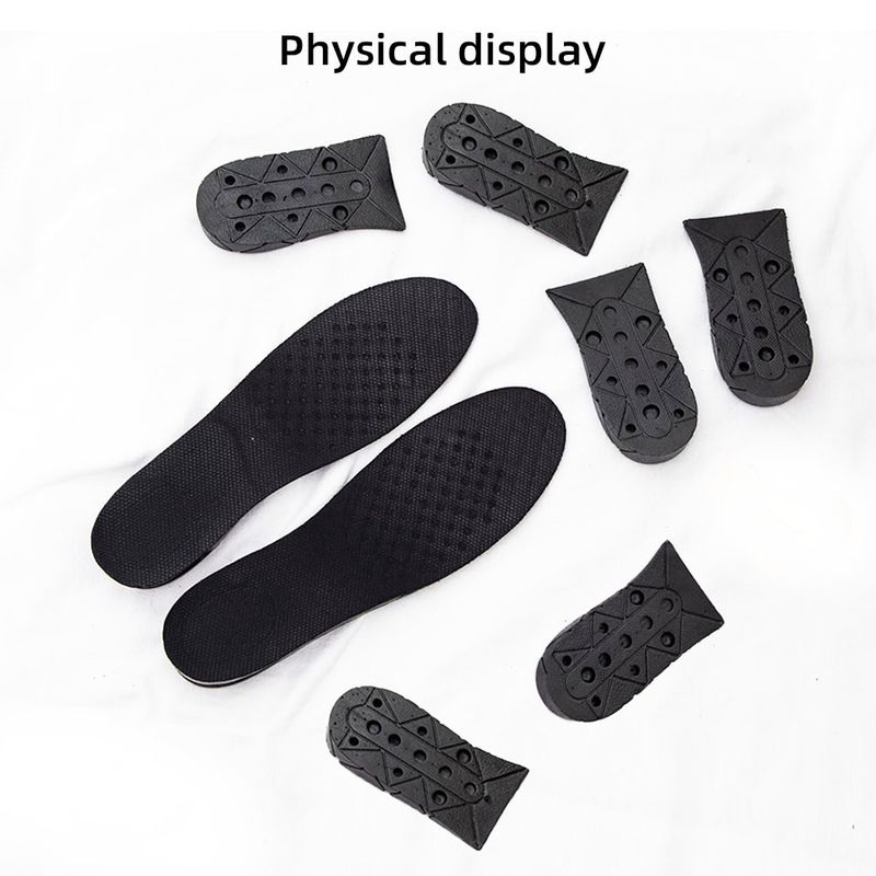 1 paire de semelles intérieures invisibles de 3 à 9 cm, coussinets réglables en hauteur pour talons de chaussures, inserts de soutien plus hauts, absorbants_voghion.com