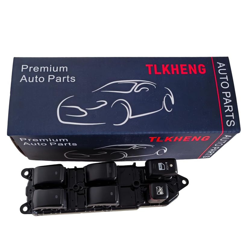 TLKHENG 84040-48140 Interruptor de elevalunas eléctrico principal, lado del conductor, compatible con Lexus RX330, RX350, RX400H, 84040-48140_voghion.com
