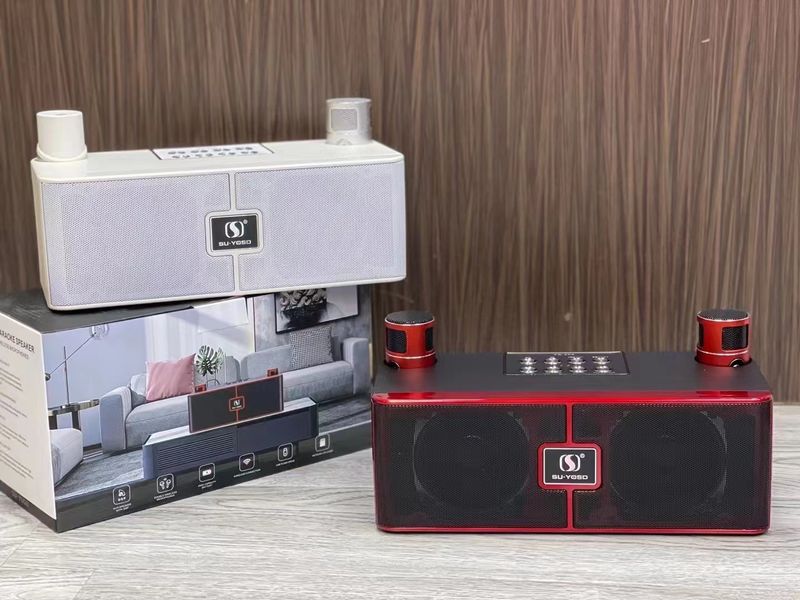 Nieuwe draadloze Bluetooth-luidspreker YS204 mobiele karaokemicrofoon audio-geïntegreerde handheld thuis KTV_voghion.com