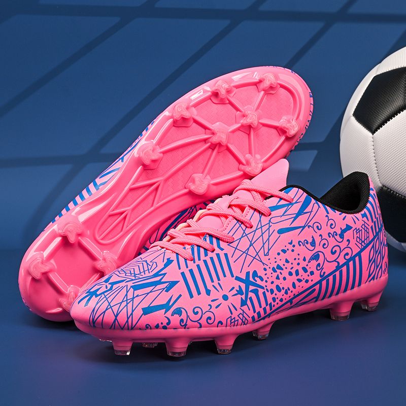 Shoe Size Factory Sales New Long And Short Spike Soccer Training Shoes 35-45_voghion.com