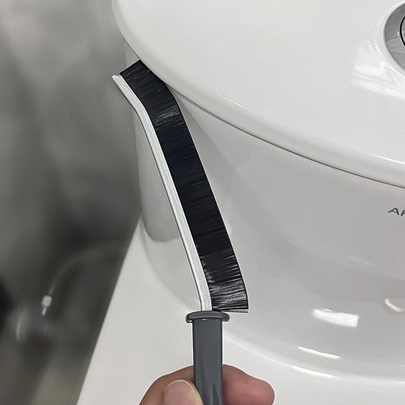 Gap Cleaning Brush Hard Bristled Crevice Cleaning Brush For Stiff Angled Bristles Tile Bathroom Kitchen Toilet Cleaning Tool_voghion.com