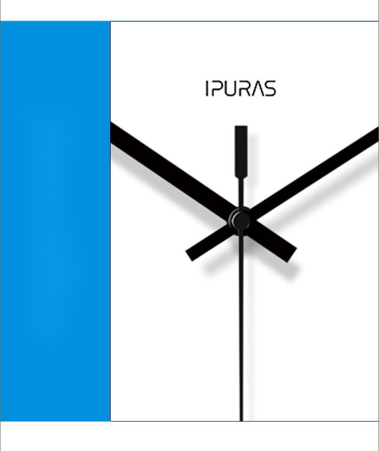 Yipula 7032 Living Room Simple Modern Nordic Round Silent Fashion Creative Wall Clock_voghion.com