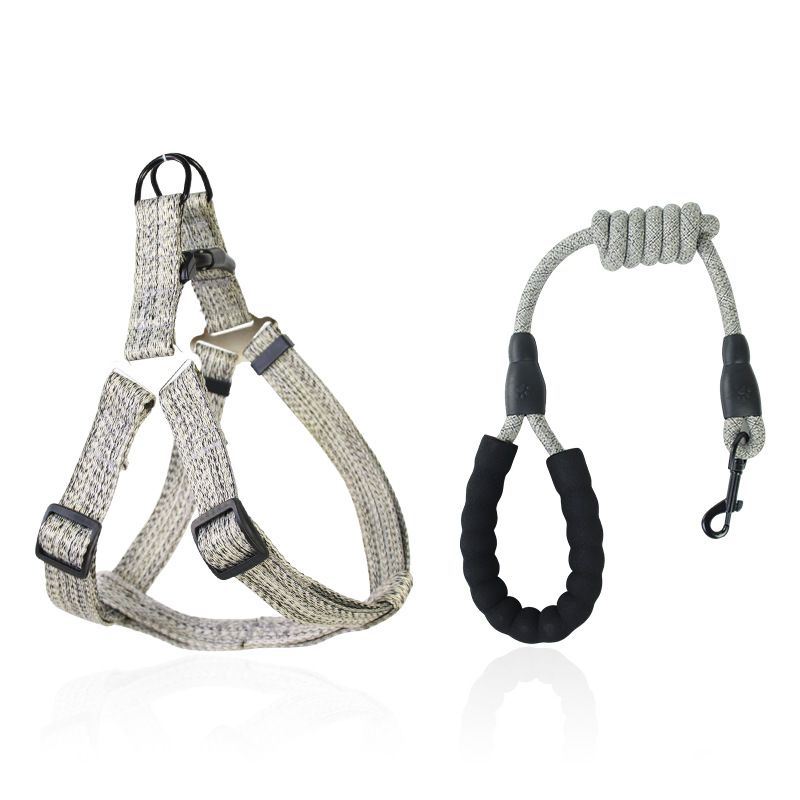 Medium And Large Dogs, Anti-Pull Chest Harness Set, Adjustable Dog Leash For Walking Outside_voghion.com
