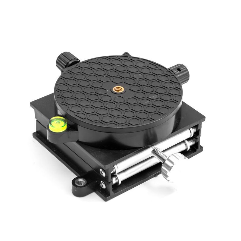 Um 360° drehbare Nivellierplattform aus Aluminiumlegierung – Präzise Werkbank mit automatischer Nivellierung für Lasernivelliere und Vermessungsinstrumente_voghion.com